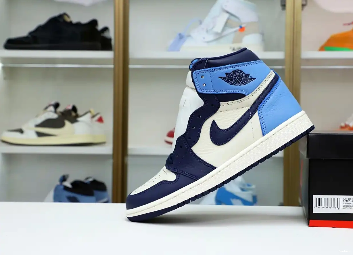 JORDAN 1 AIR RETRO OG HIGH 'OBSIDIAN' 0603